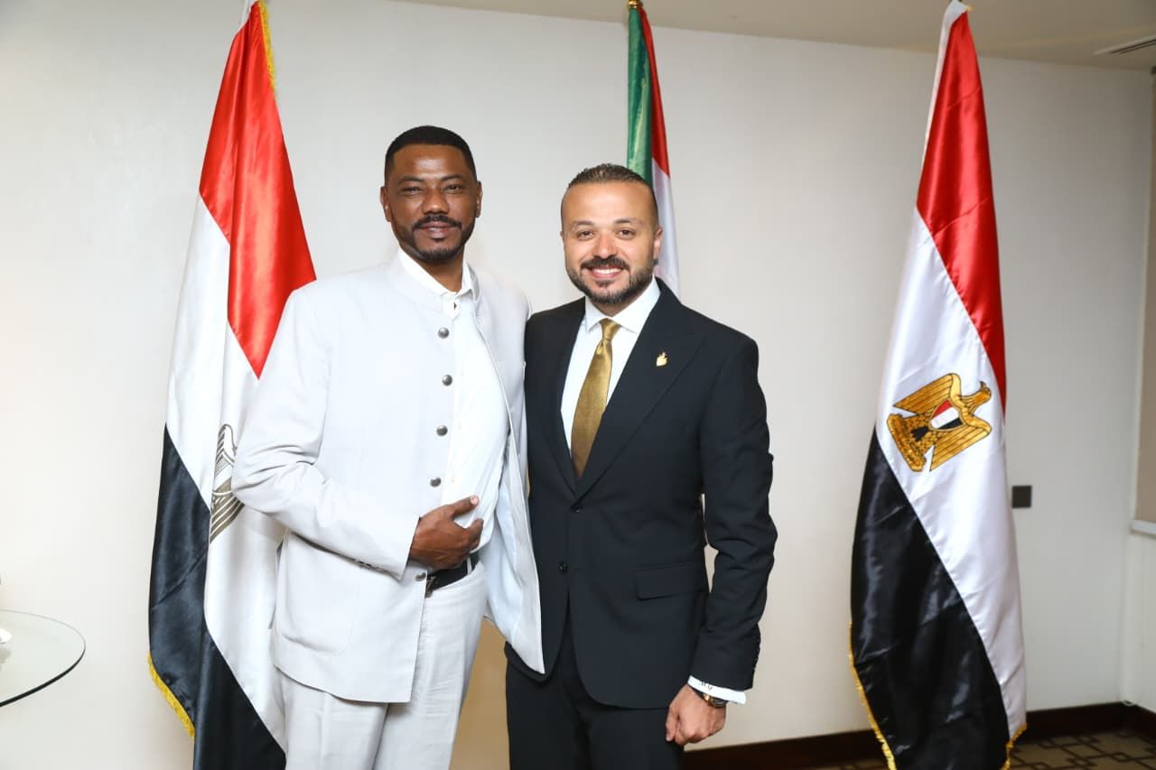 محمد الجارحي ورجل الأعمال السوداني عمر النمير